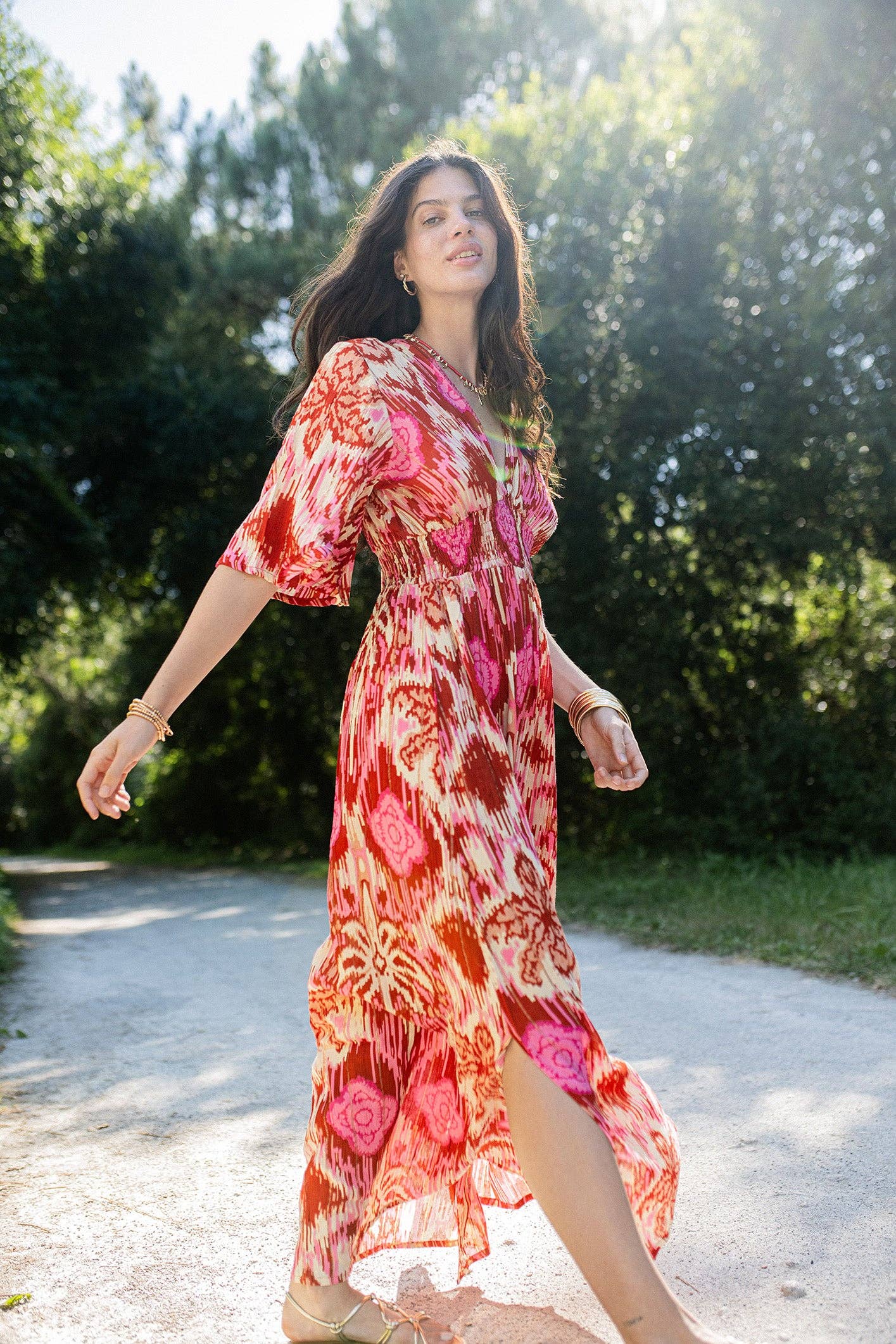BORA BORA ROSA LONG DRESS