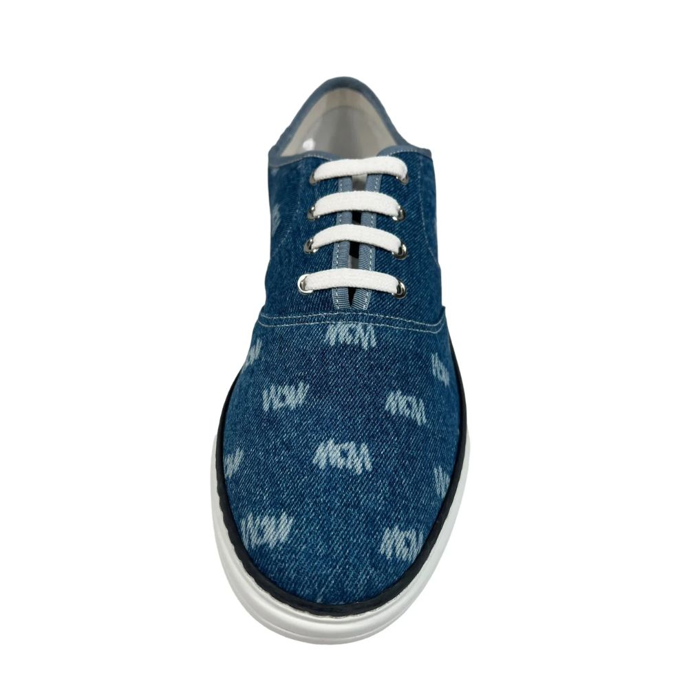 MCM Men's Blue Denim Sneakers Size US 8 EU 41 by Steals