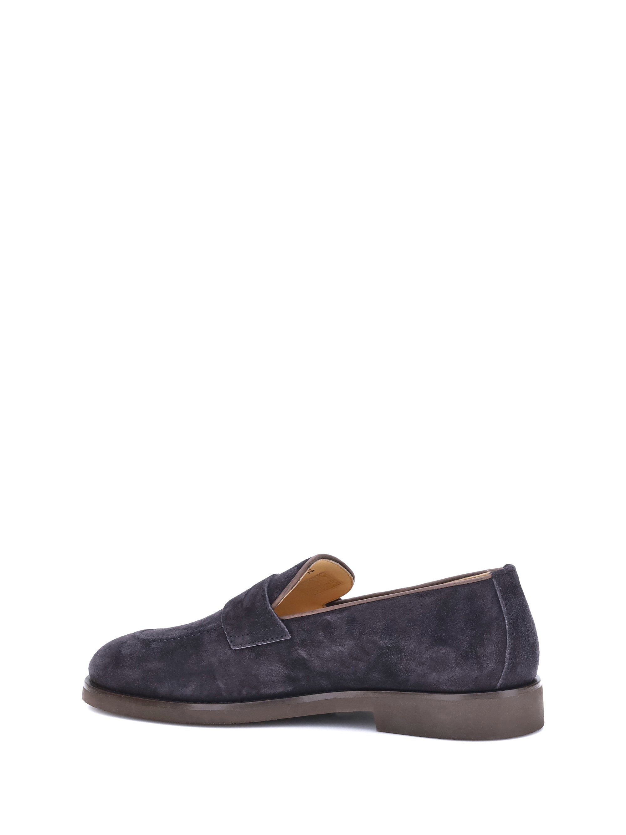 Brunello Cucinelli Men Suede Loafers