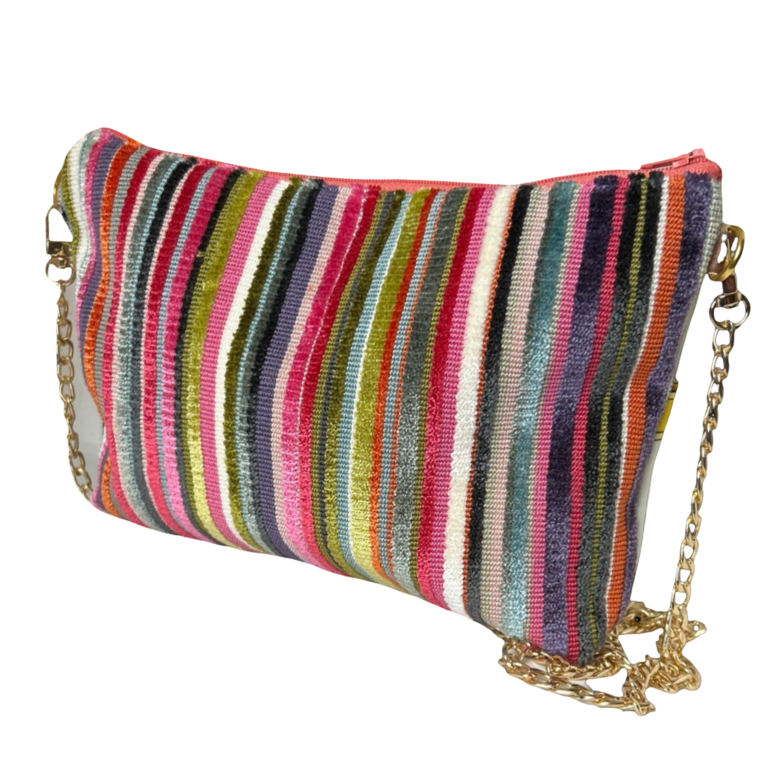 Grand Manege Vintage Silk Scarf Crossbody Bag