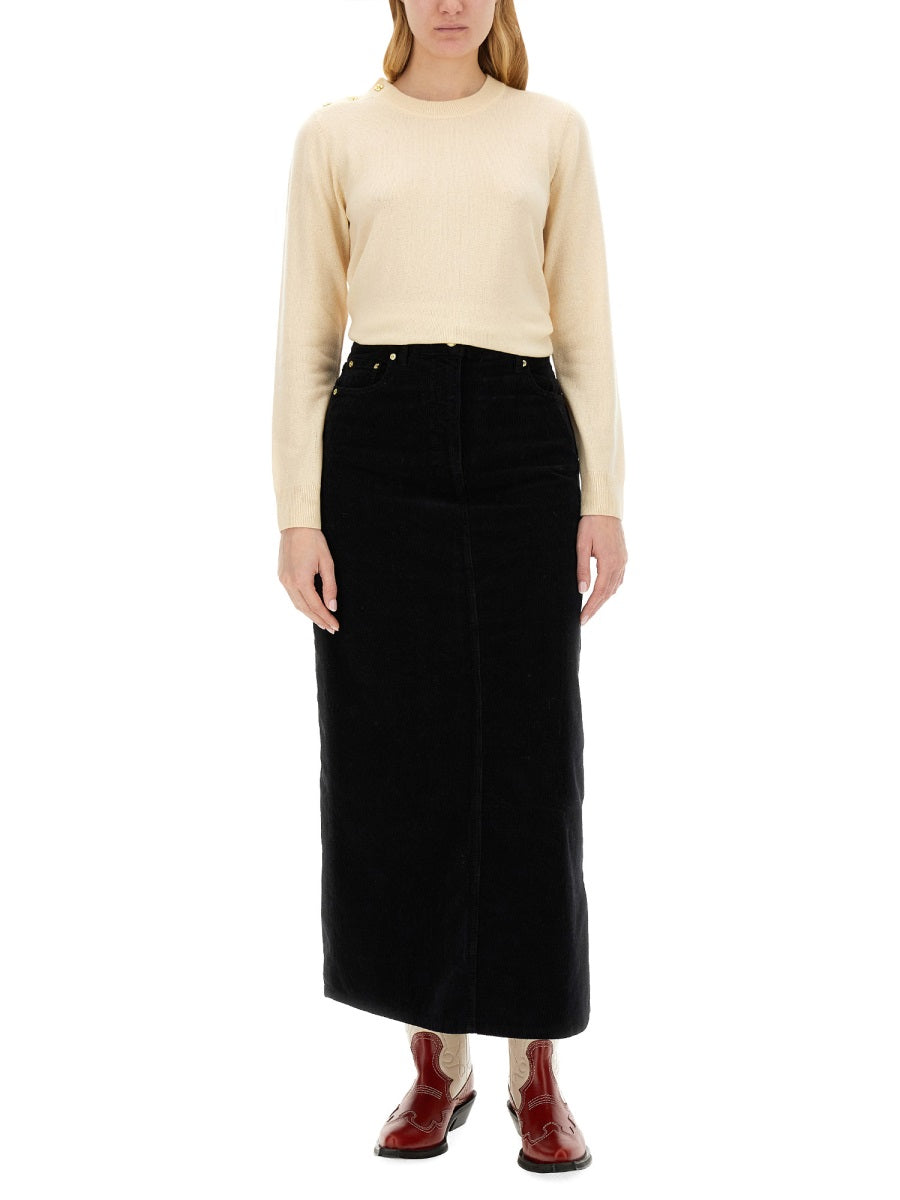 Ganni Women O-Neck Shirt