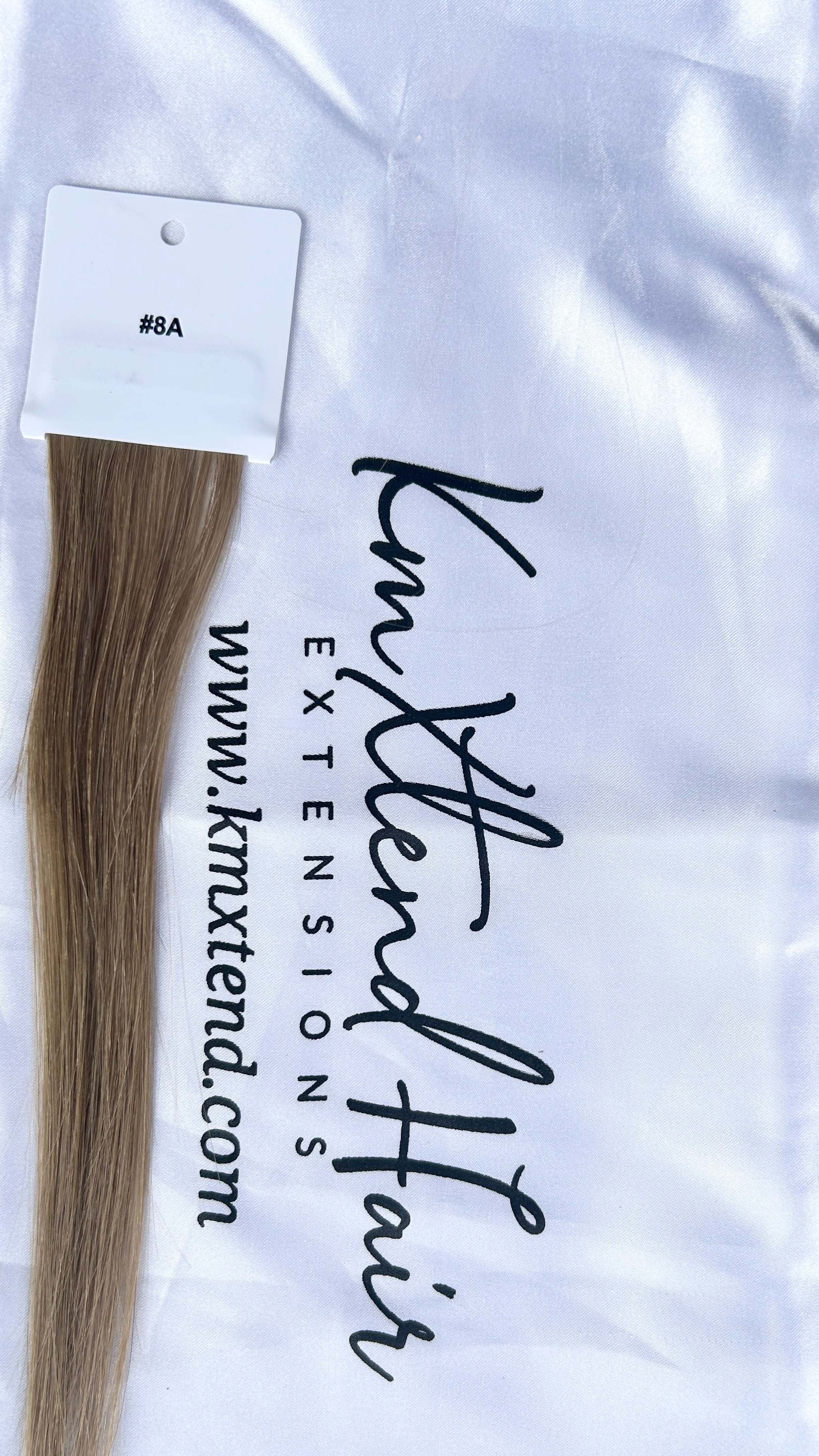 Luxury Machine Weft Hair Extensions #8 Light Brown