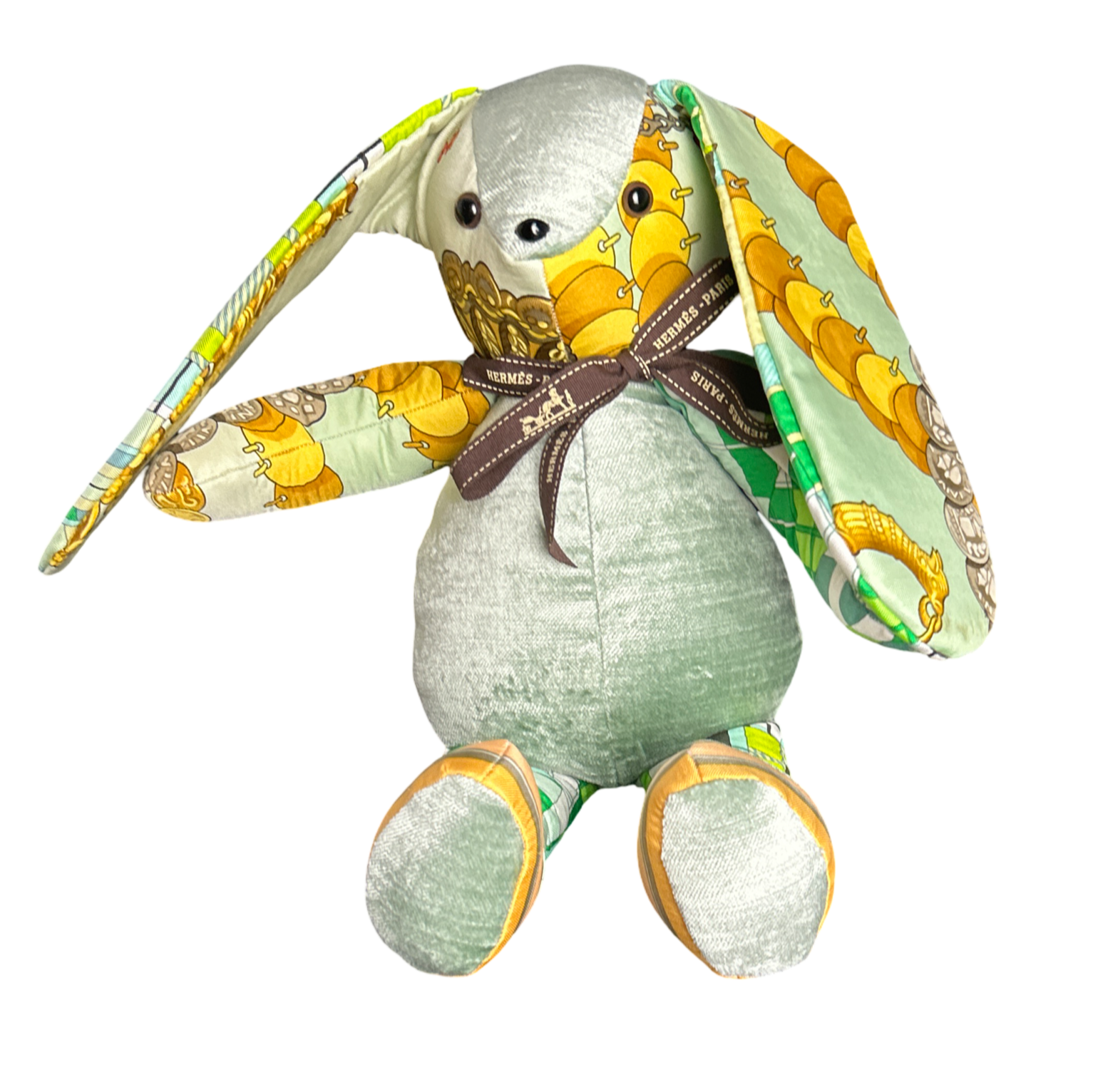 Vintage Silk Scarf Clever Bunny