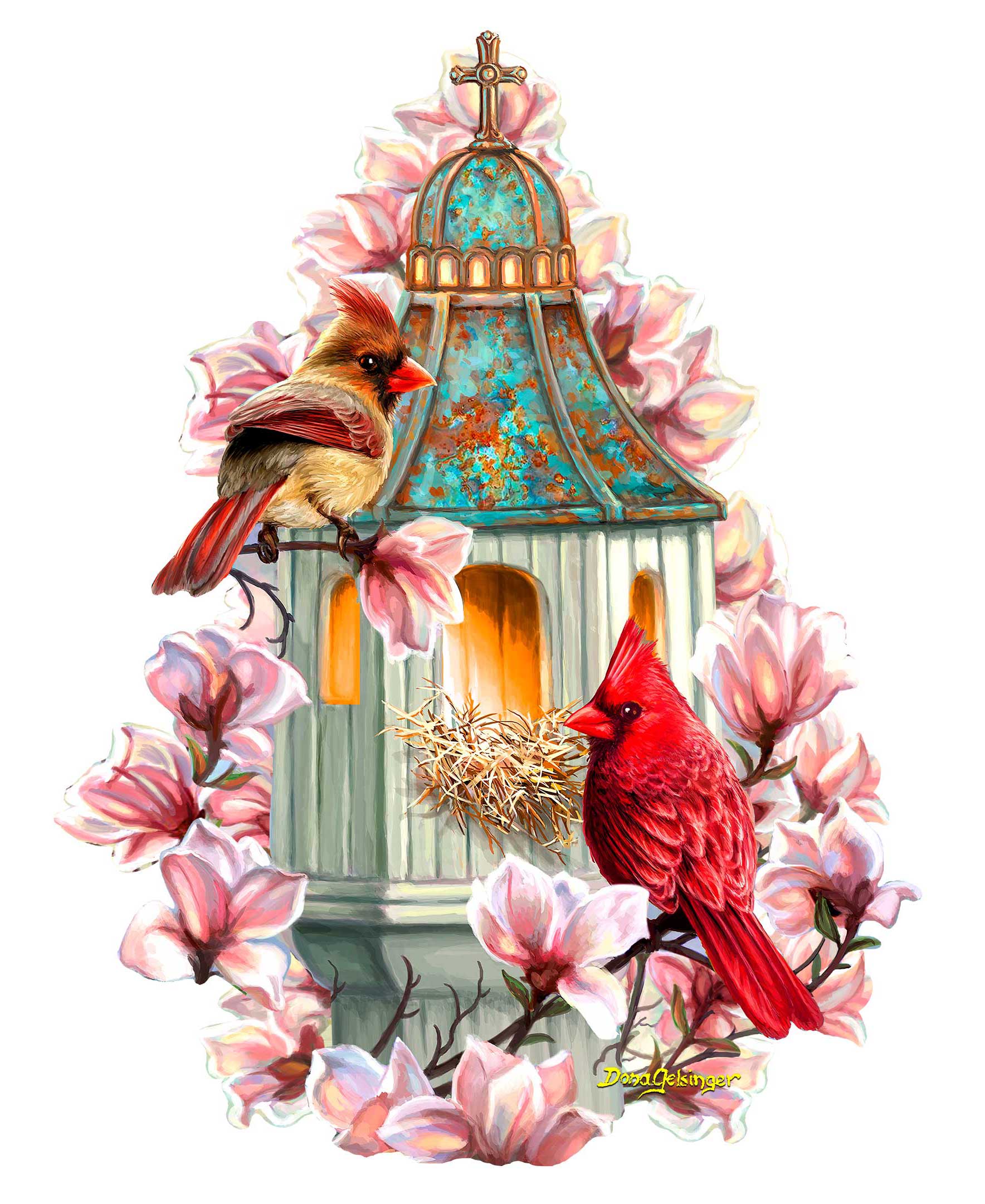 Spring Morning Holiday Door Decor by D. Gelsinger - Easter Spring Decor - 8652808H-DG
