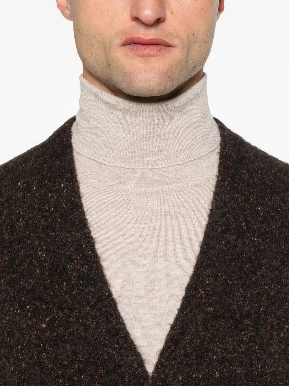 Brunello Cucinelli Men Turtle-Neck Fine Gauge Sweater