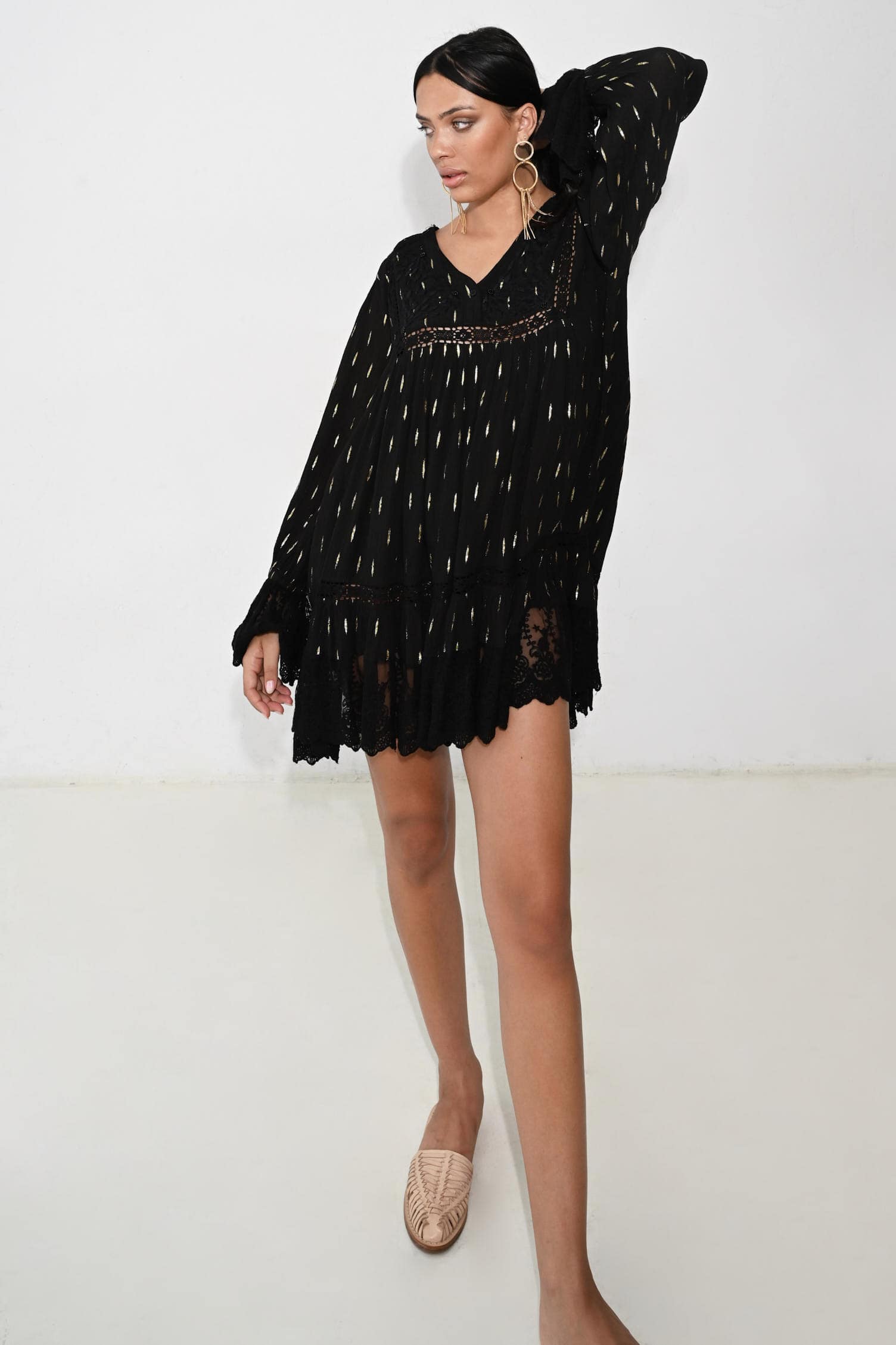 KATIA BLACK SHORT DRESS