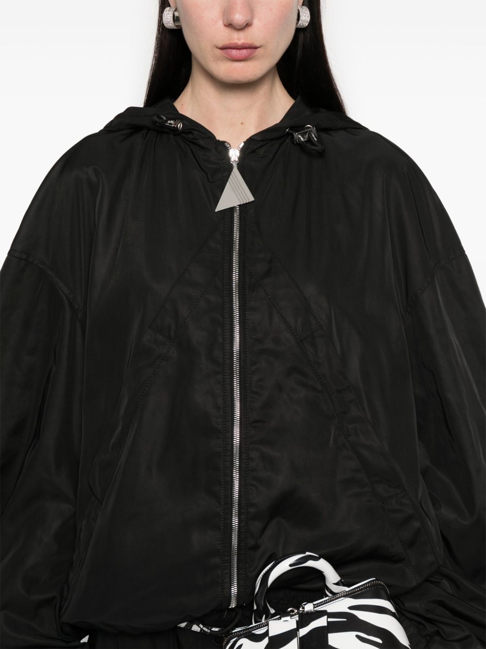 The Attico Women Bomber Jacket With Hood