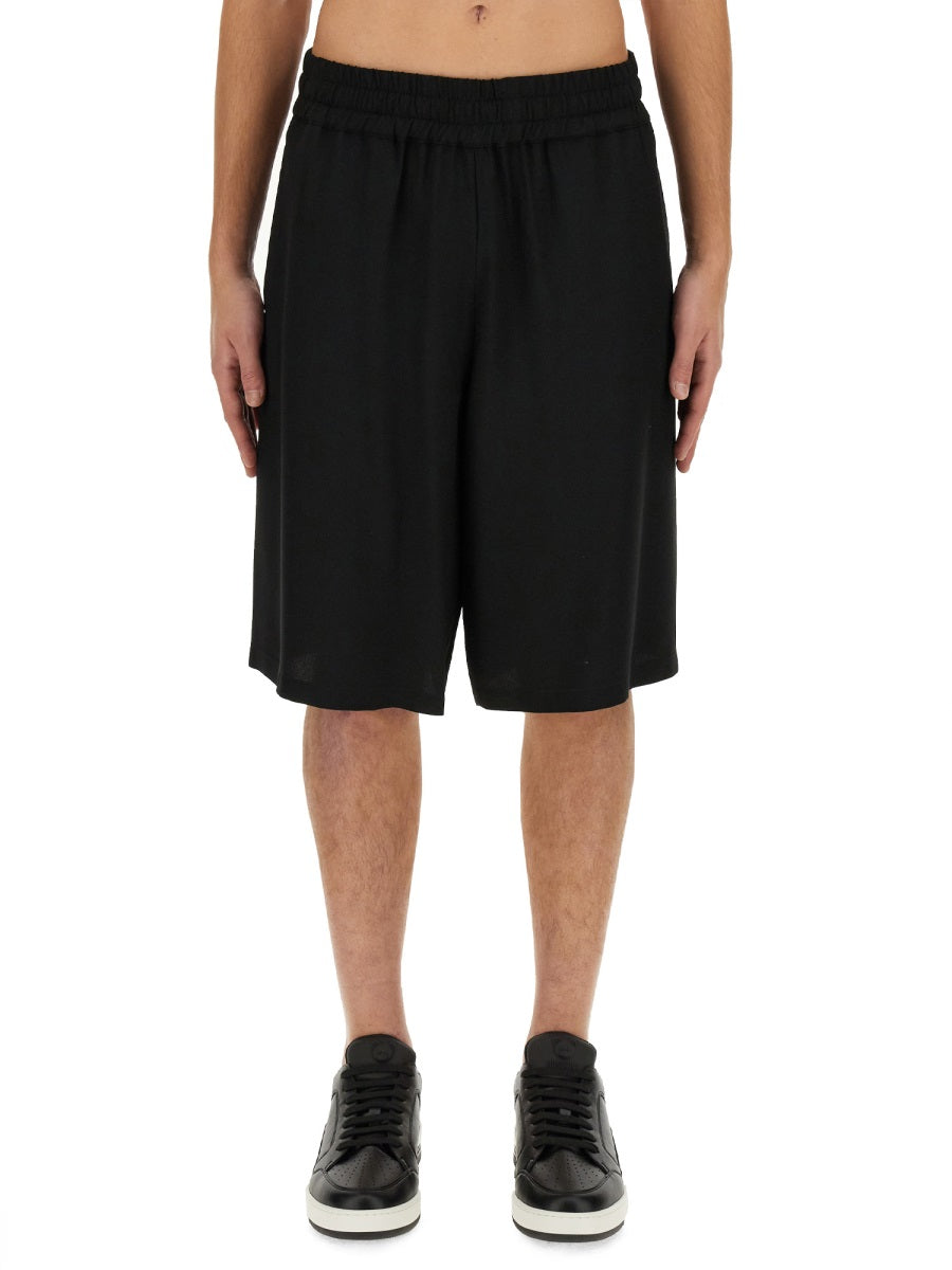 Moschino Men Bermuda With Logo