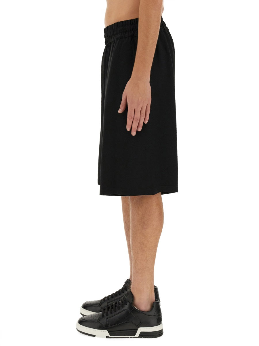 Moschino Men Bermuda With Logo