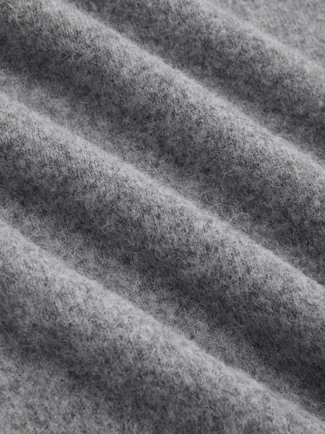 CIDER Womens Oversized Knit Sweater Pullover Crew Neck Casual Jumper Cozy Sweaters Grey