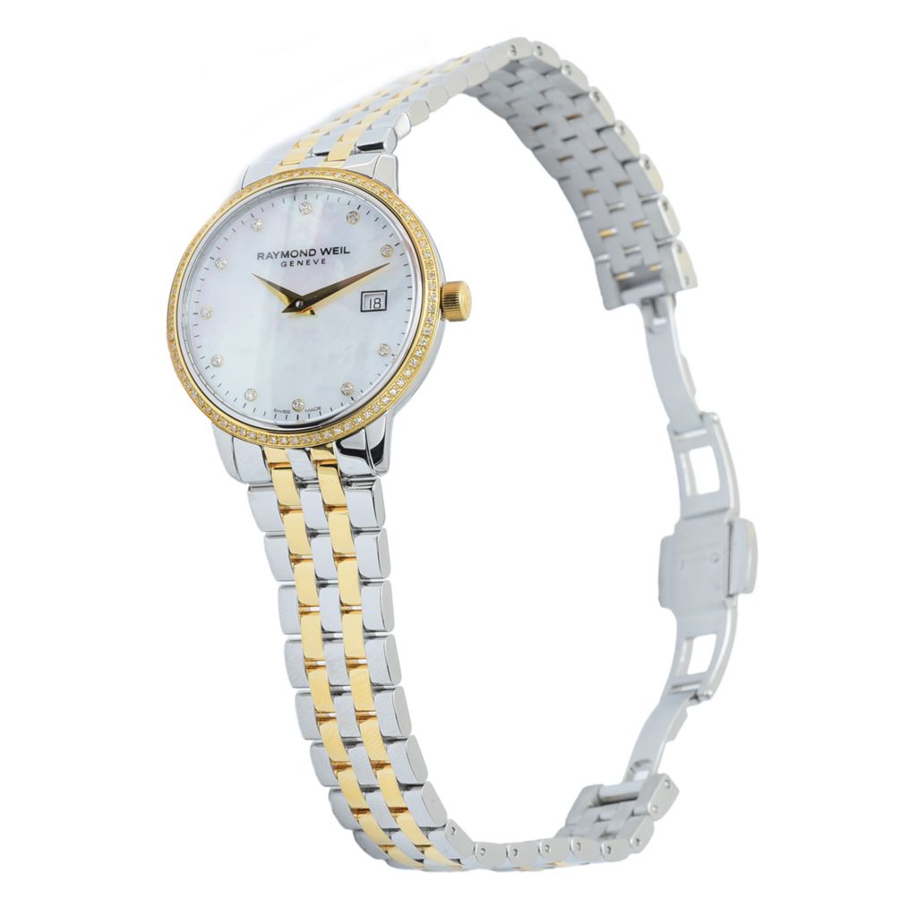 Raymond Weil 29mm Toccata Swiss Quartz 0.26ctw Diamond Watch by Steals
