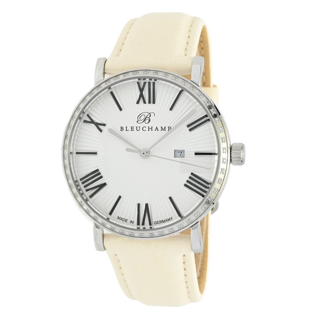Bleuchamp Women's Snow White LE Swiss Quartz 0.50ctw Diamond Watch by Steals