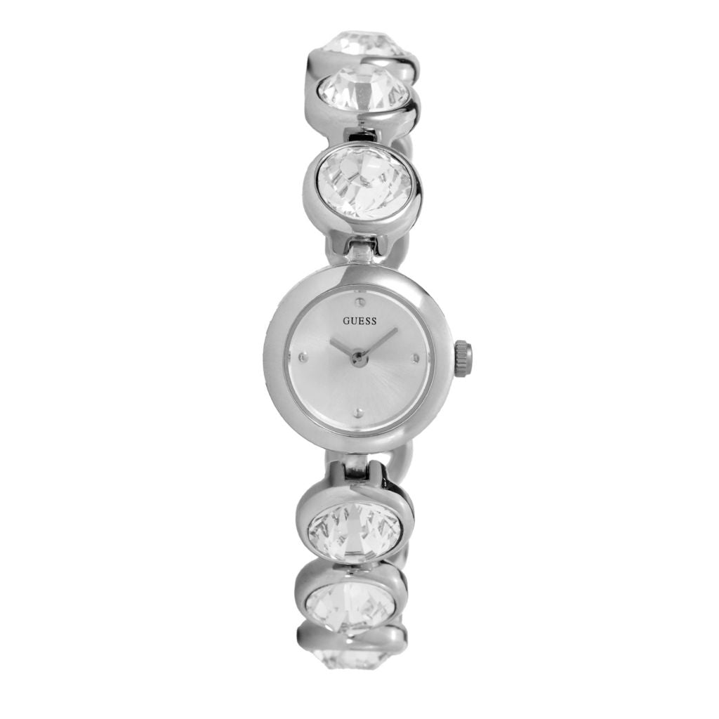 Guess Women's Spotlight Quartz Crystal Accented Bracelet Watch by Steals