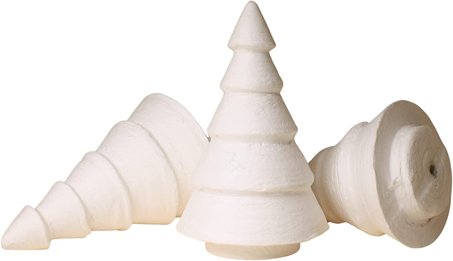 Christmas Trees - 2.5" German Spun Cotton - Set of 4