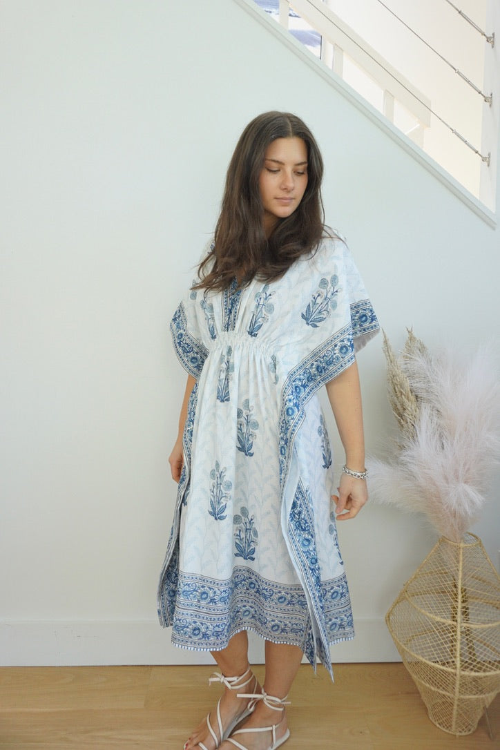 Santorini Kaftan - Bluebell