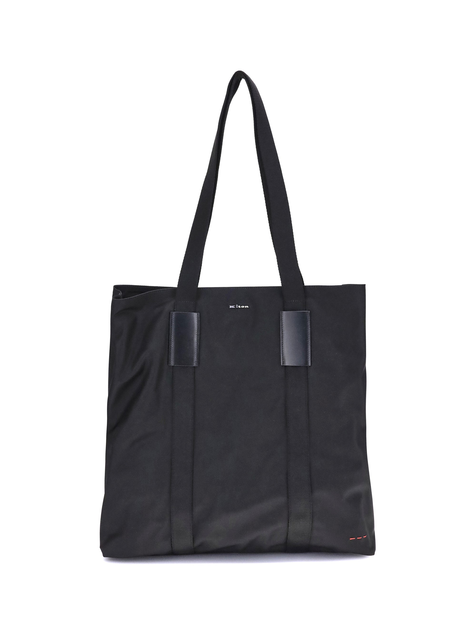 Kiton Men Nylon Tote Bag