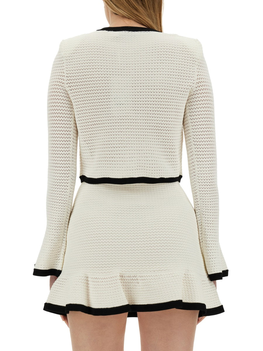 Self-Portrait Women Crochet Cardigan