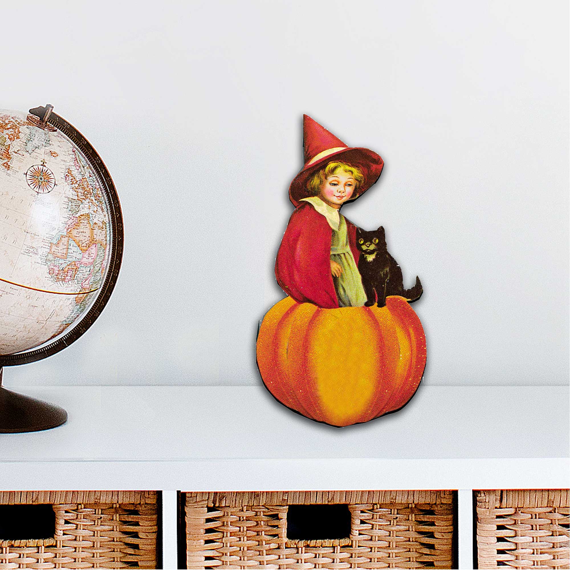 Pumpkin Fairy Halloween Door Decor by G. DeBrekht - Thanksgiving Halloween Decor - 8193157H