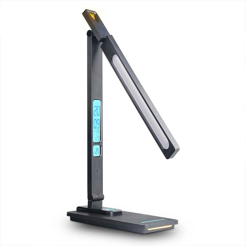 Multifunctional LED Desk Lamp with Display Screen and Alarm Clock, Wireless Charging Office Lamp