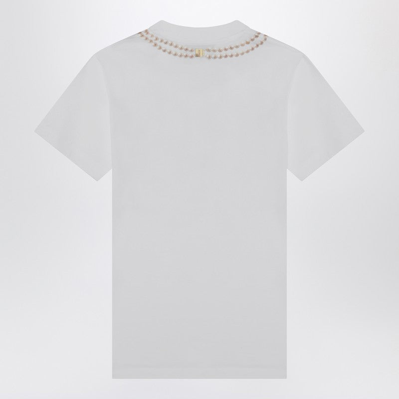 Moschino White Moschino Breakfast T-Shirt Women