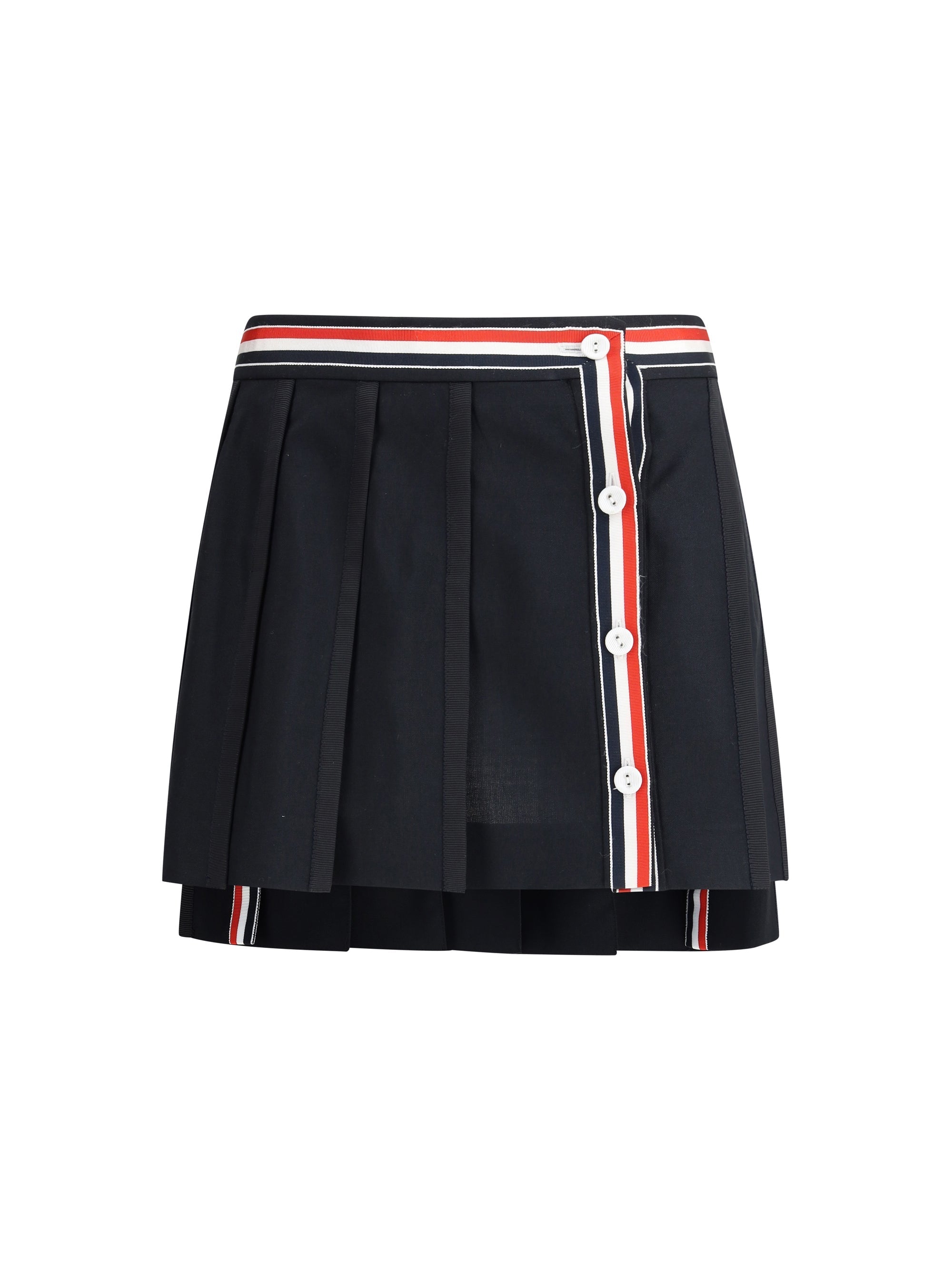 Thom Browne Women Wool Mini Skirt