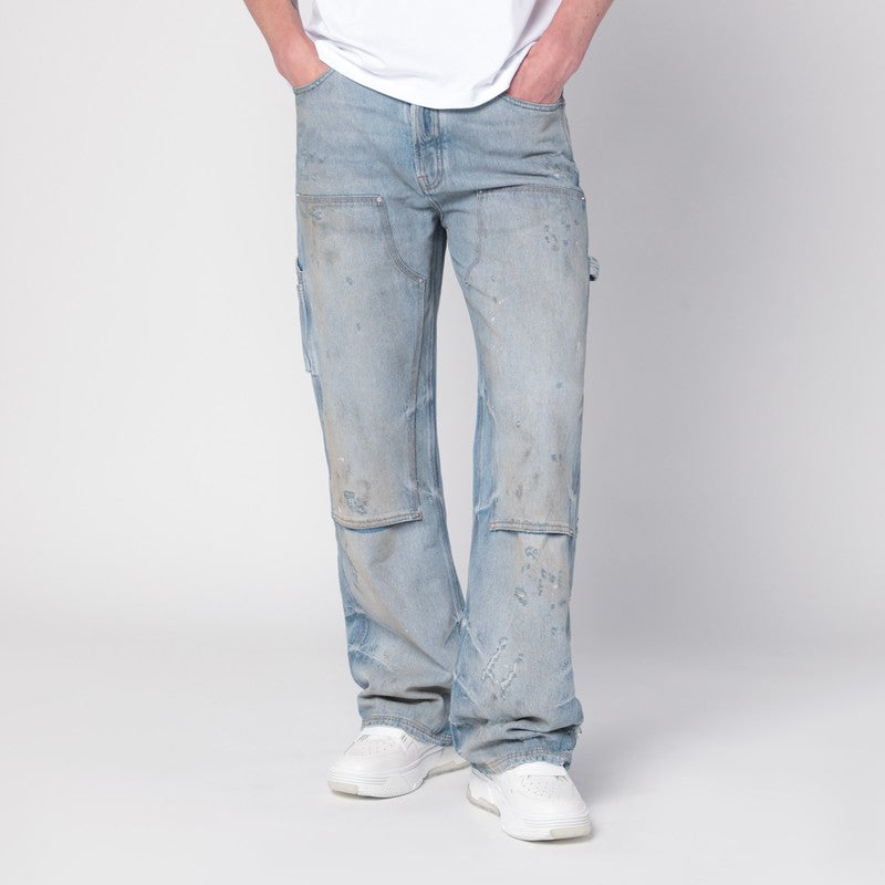 Amiri Jeans Carpenter Light Washed Blue Men