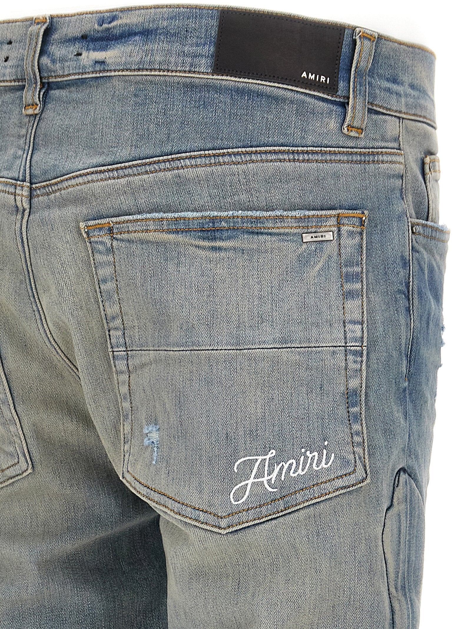 Amiri Men '3D Bones' Jeans