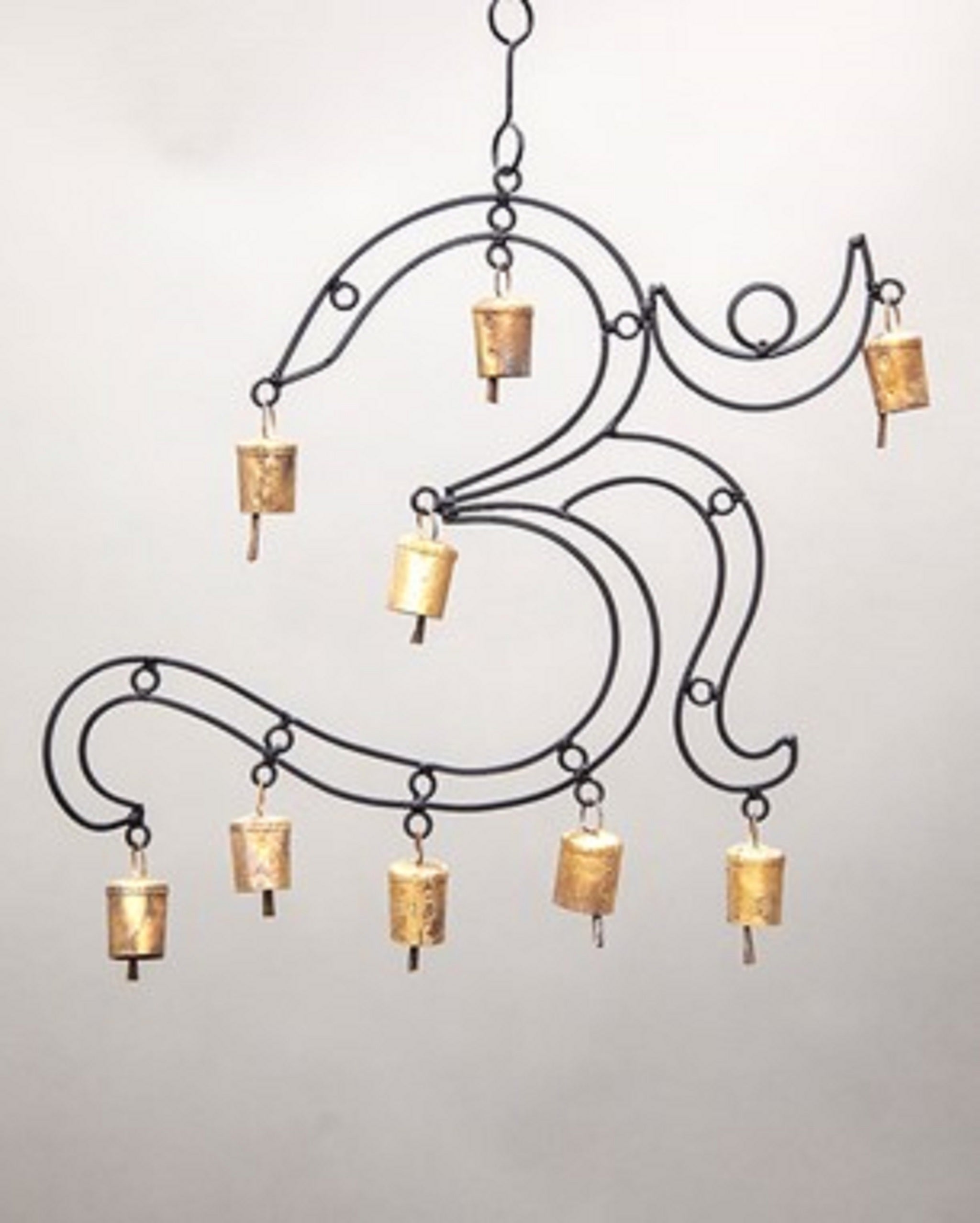 OM Brass chime with 9 brass bells by OMSutra