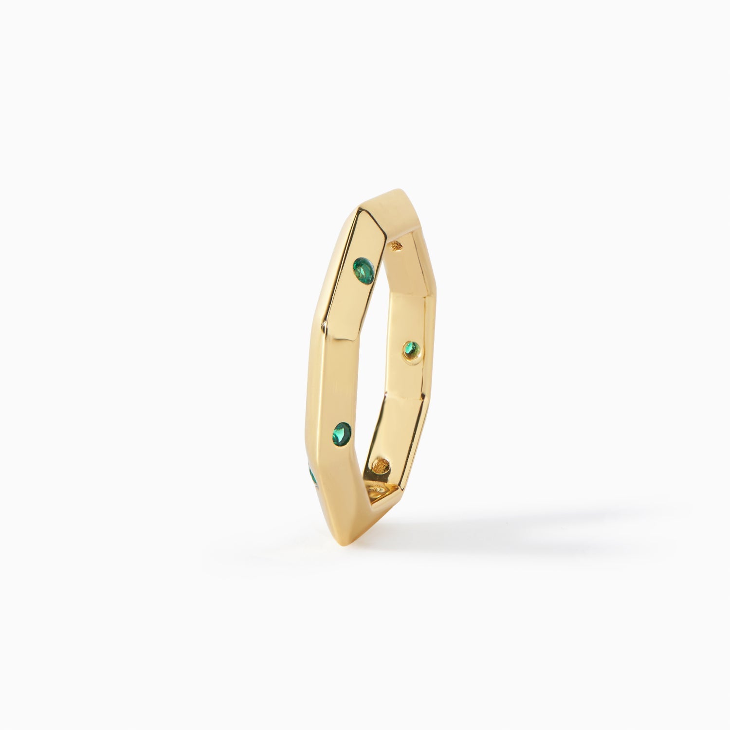 The Athena Double-Sided Burnish Ring by Ora Ana