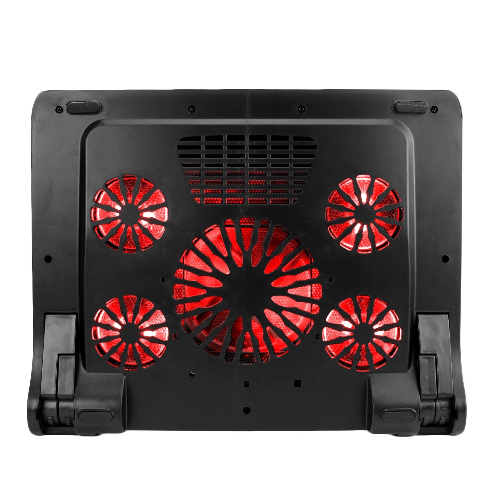Enhance GXC1 Laptop Stand 5‑Fan USB‑Powered (Red)