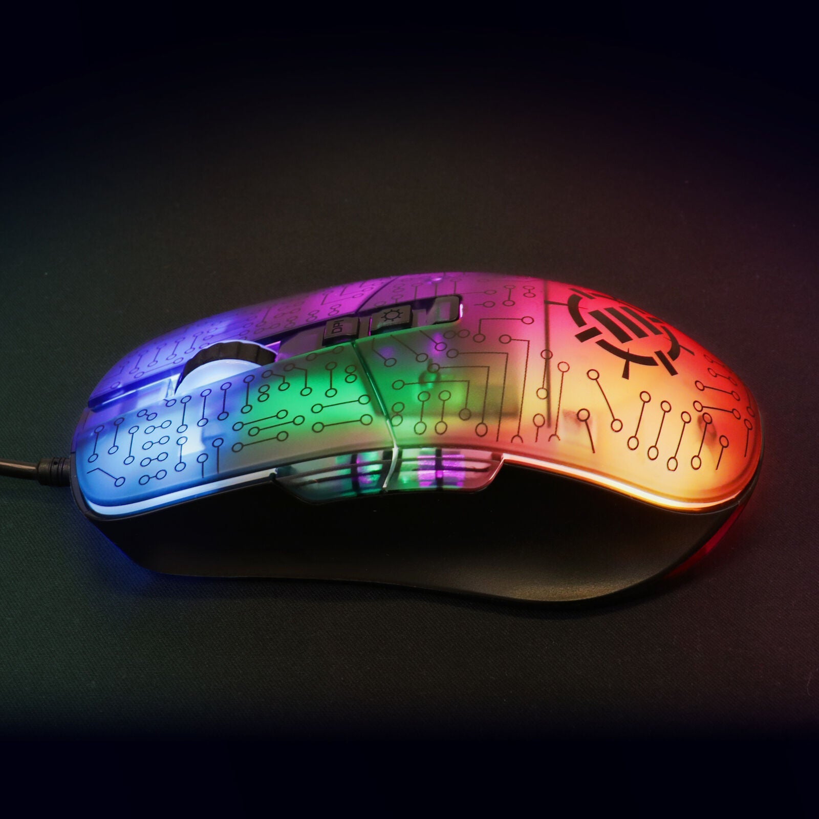ENHANCE Voltaic 2 Gaming Mouse Multicolor Optical 7000 DPI