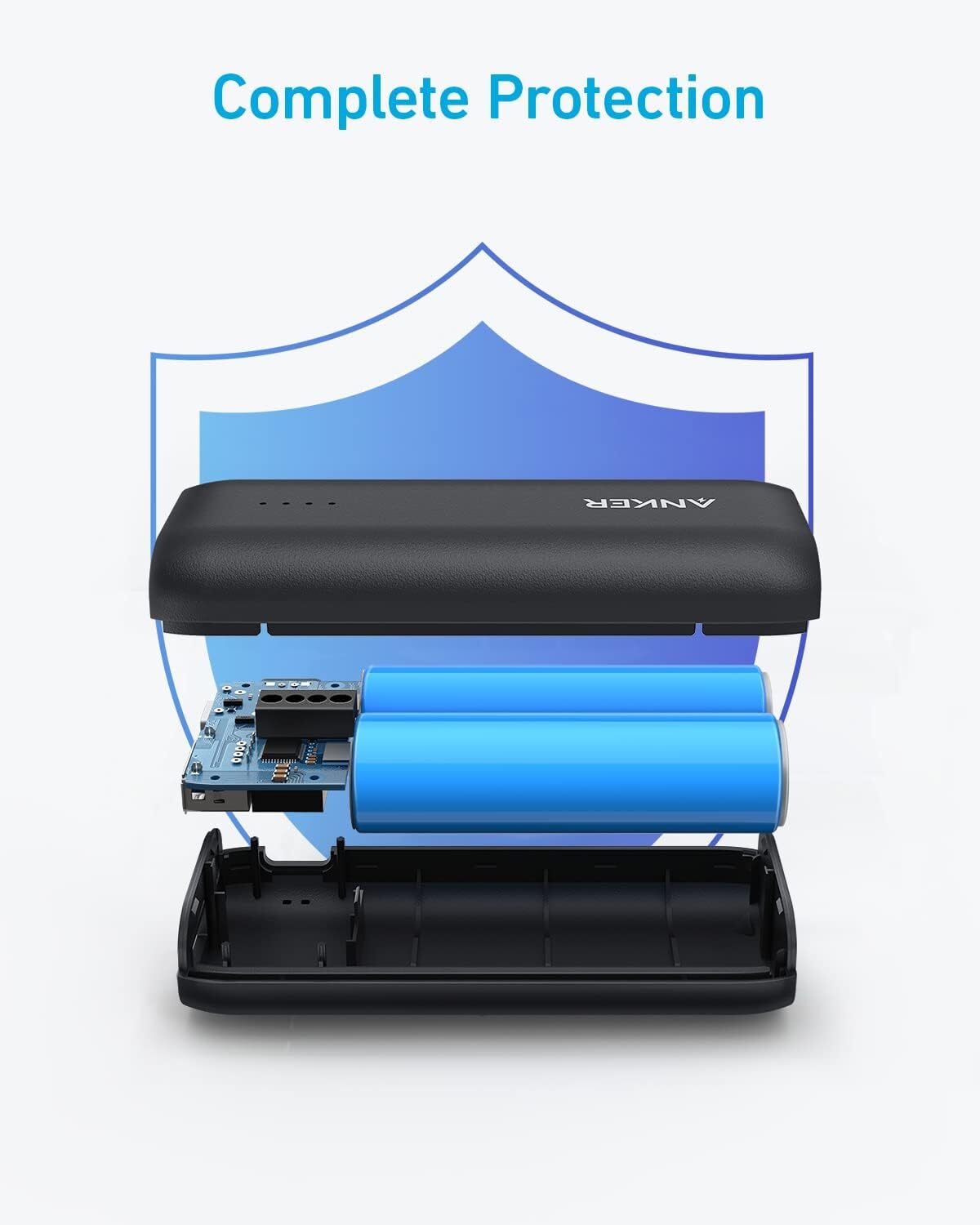 Anker Power Bank Dual USB Mini‑USB - USB‑C High-Capacity 5 V