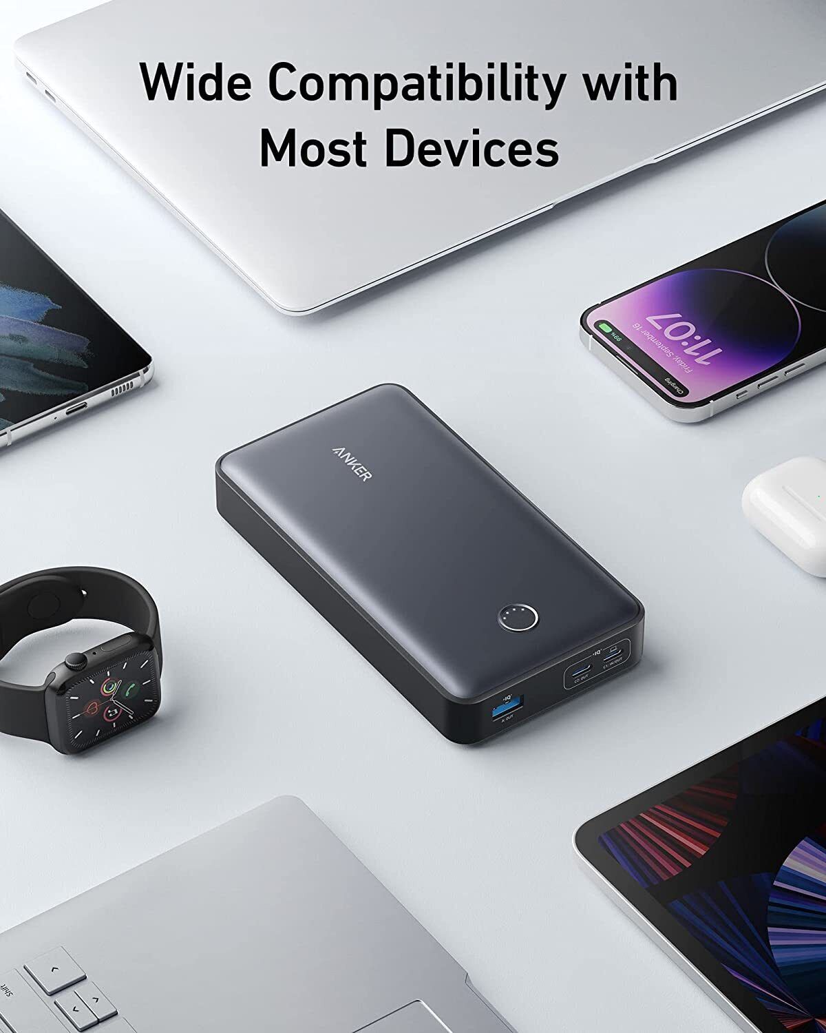 Anker PowerCore 24K 65 W High-Speed Power Bank 24 000 mAh