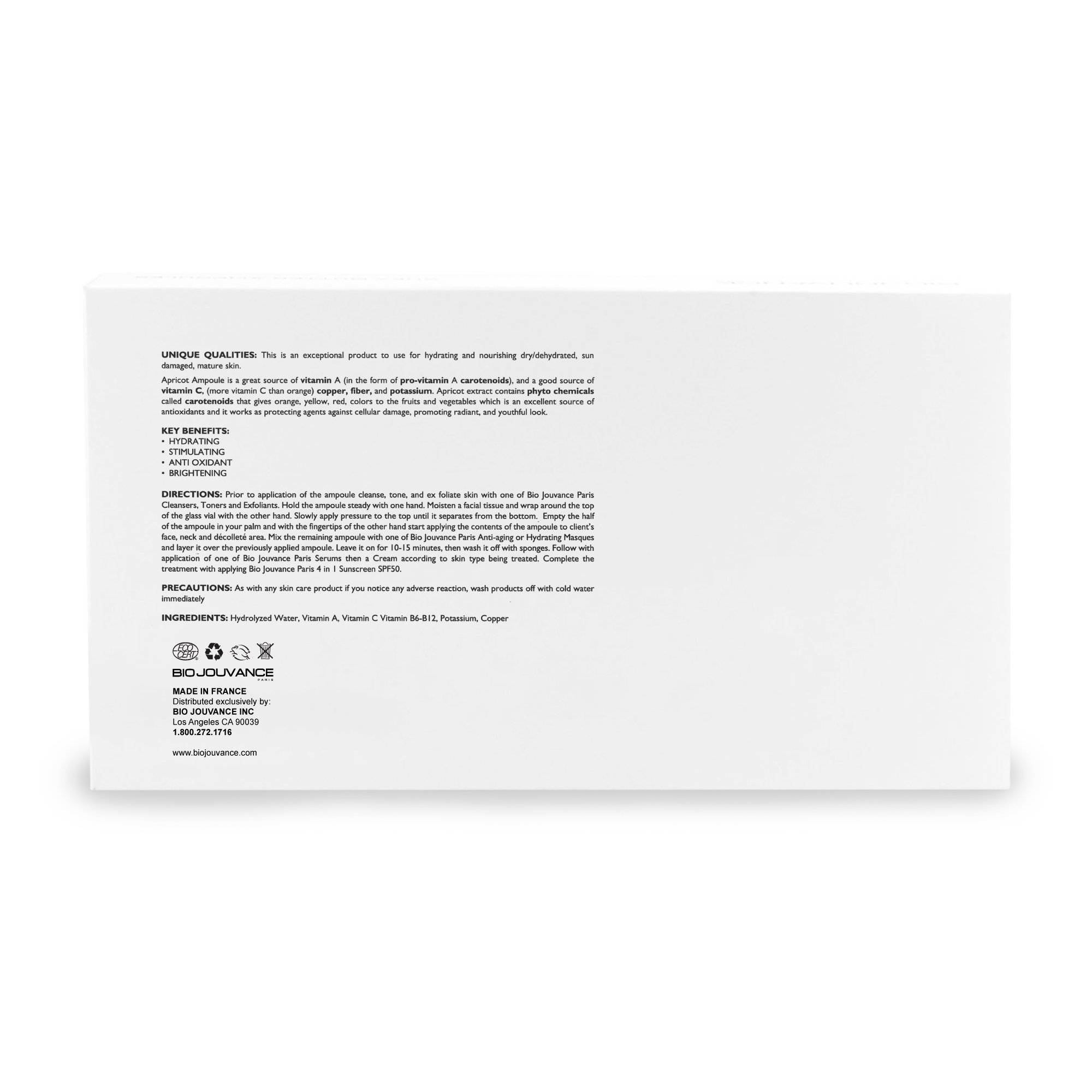 Apricot Extract Ampoules