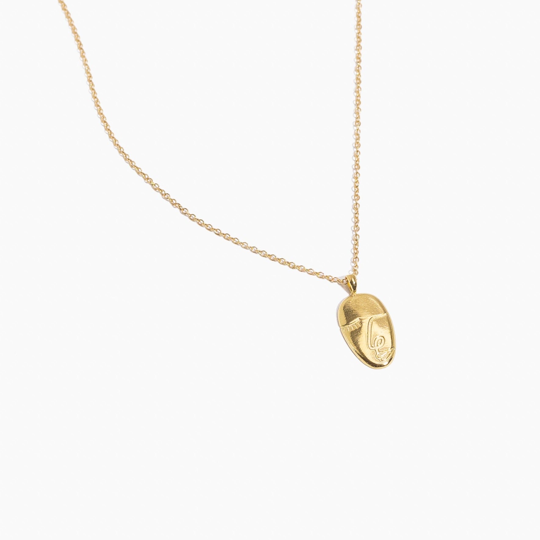 Artist Face Necklace