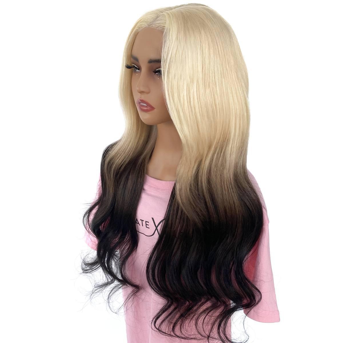 Aurora Glueless 5x5 HD Lace Professionally Colored 100% Human Hair Closure Wig