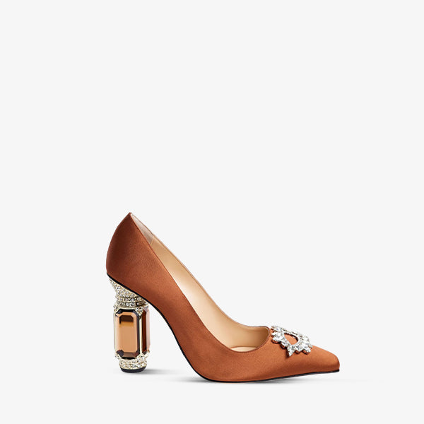 Brown Pumps 100