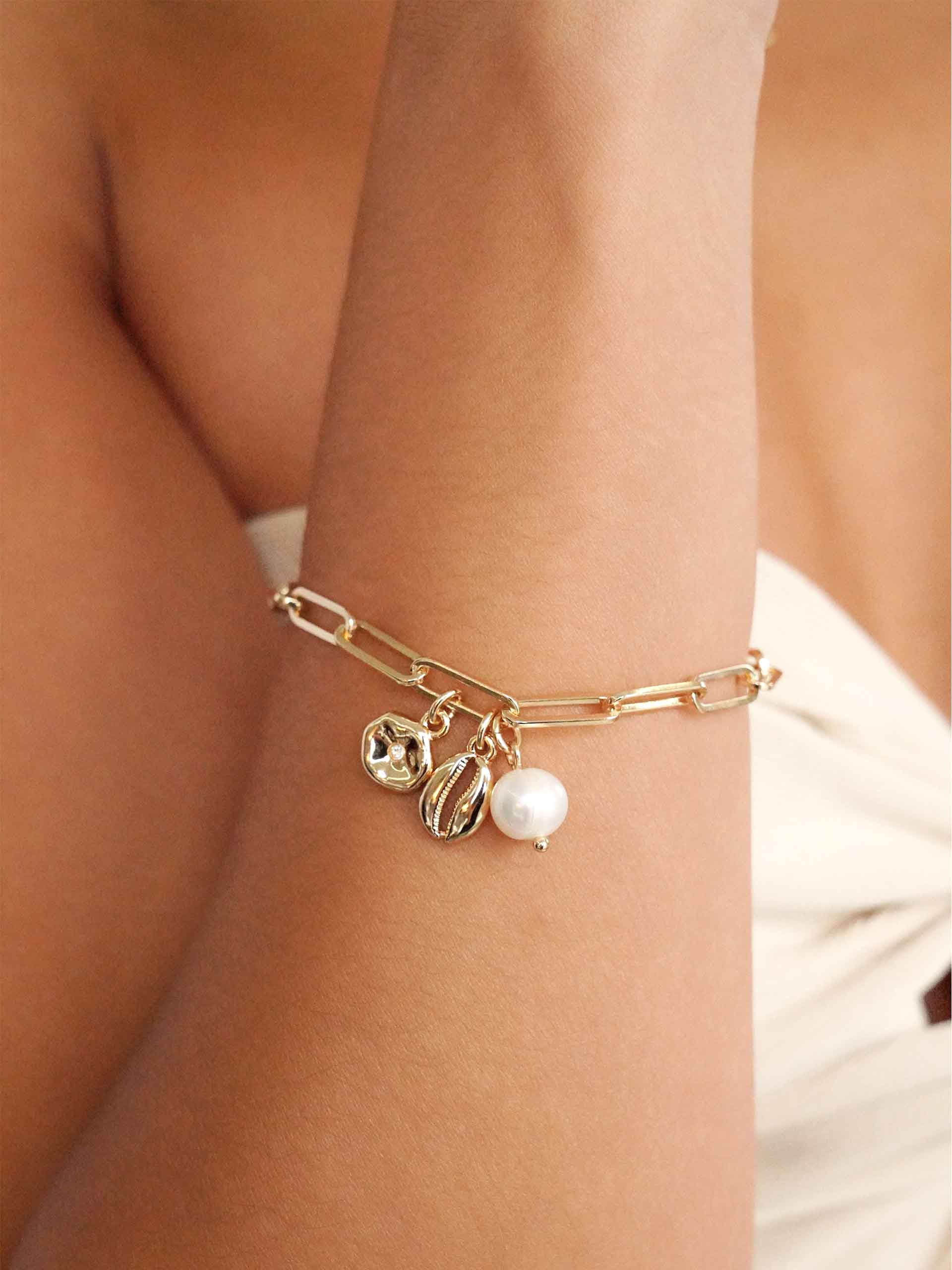 Golden Shore Charm Bracelet
