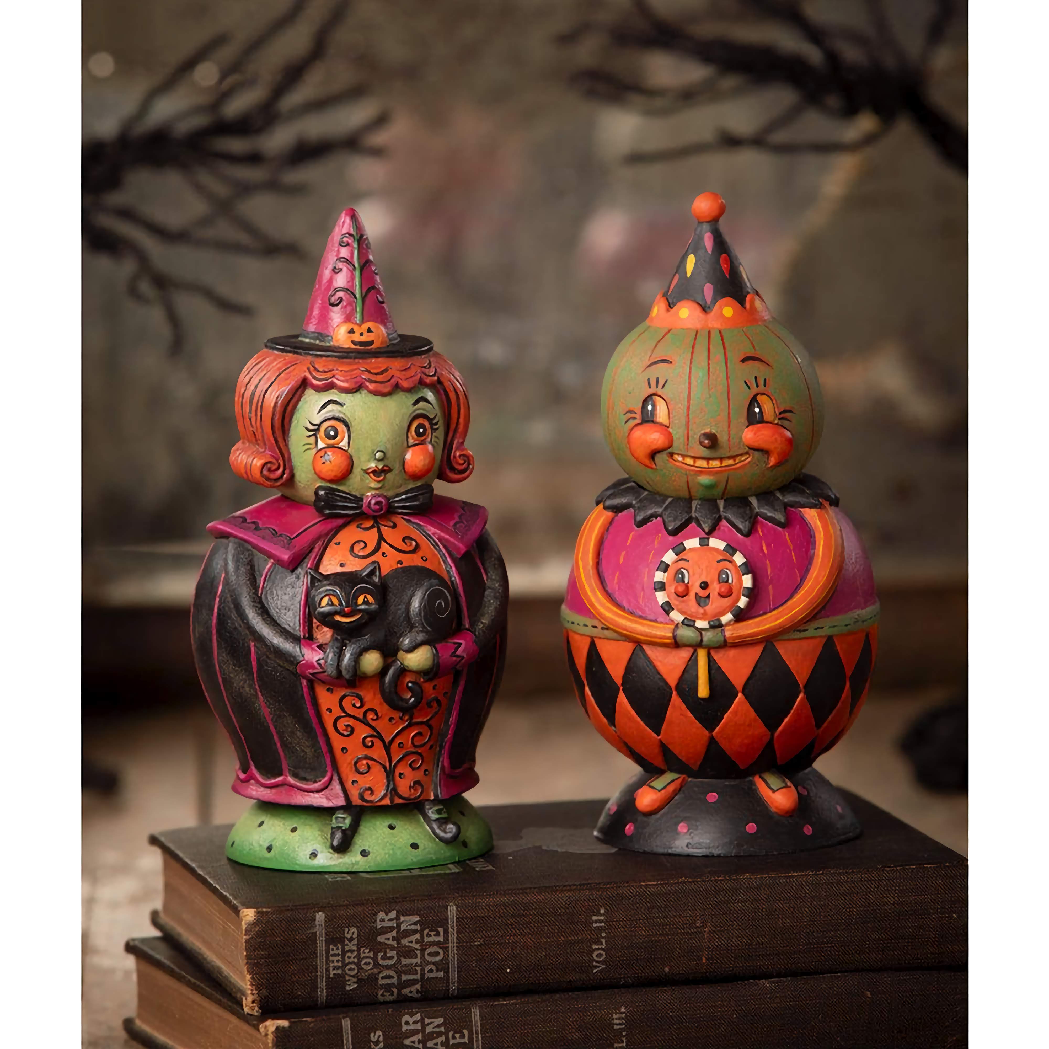 Jackie Green-O-Ween Spooks Jar Johanna Parker for Bethany Lowe Designs