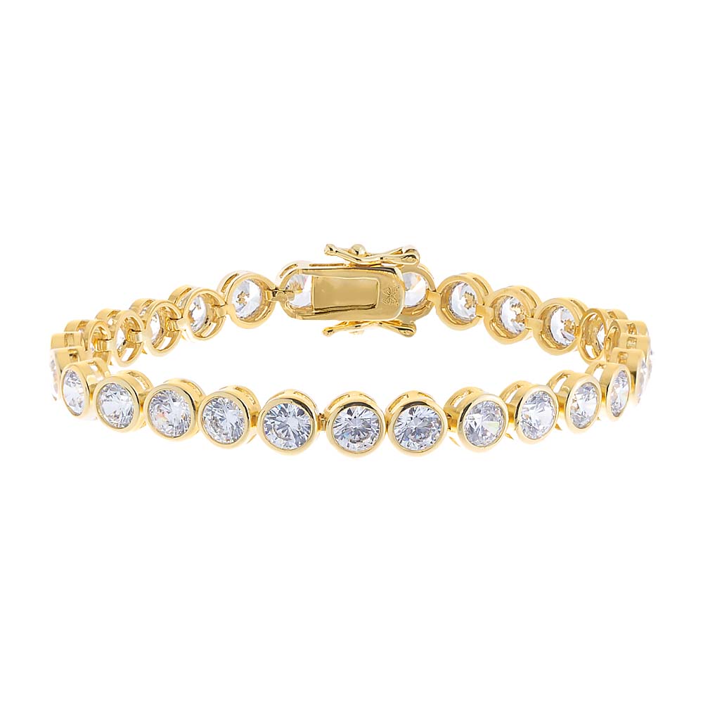 Bezel Tennis Bracelet