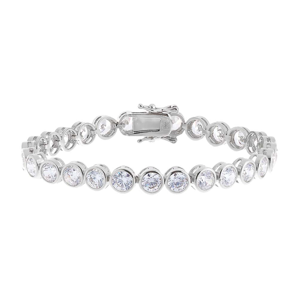 Bezel Tennis Bracelet