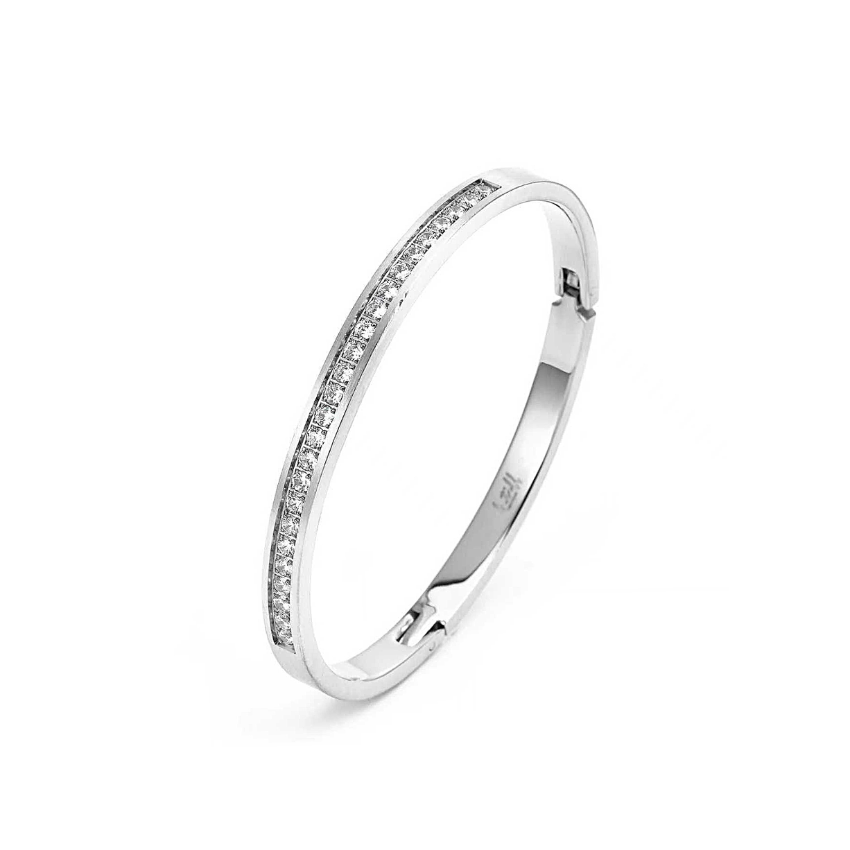 BG333W B.Tiff Eternity 25 Bangle Bracelet
