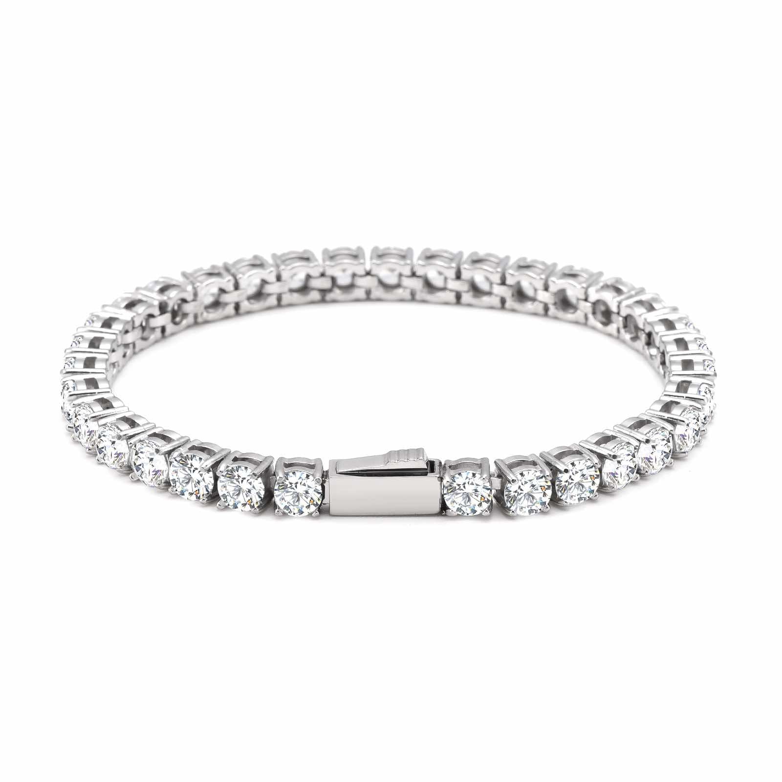 BG500W B.Tiff 5mm Tennis Bracelet by B.Tiff New York