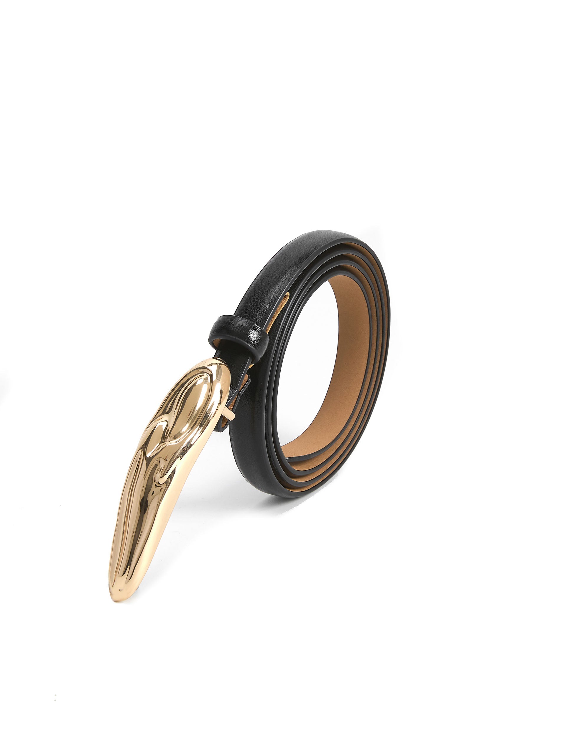 Liquid Luxe Belt in Black