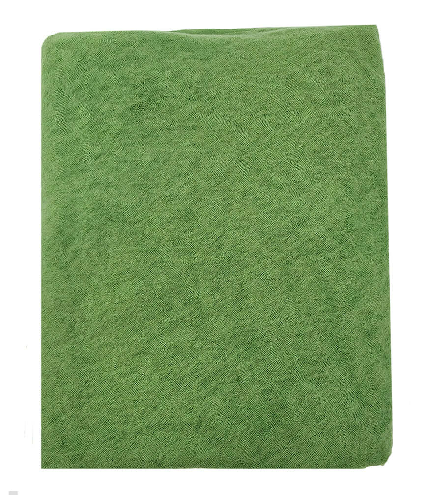 Grass Green Large Cashmere Plain Stole
