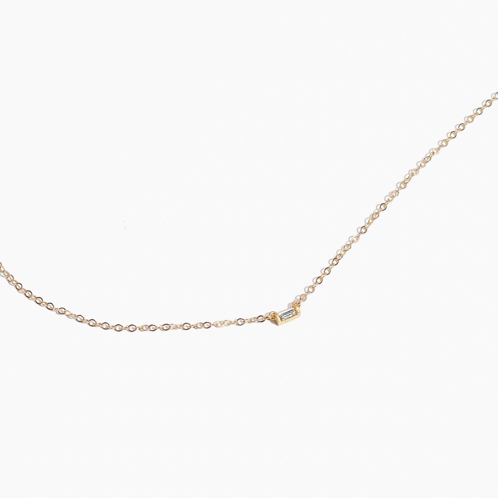 Baguette Necklace