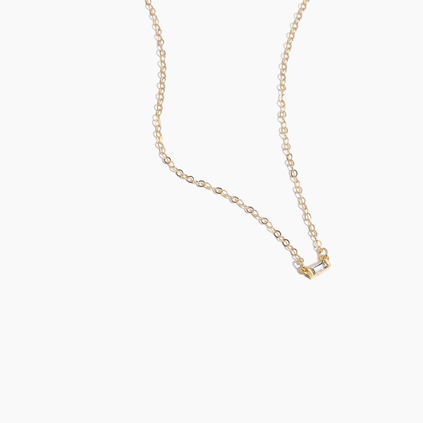 Baguette Necklace
