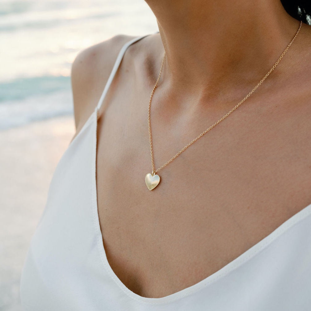 Beaded Heart Necklace