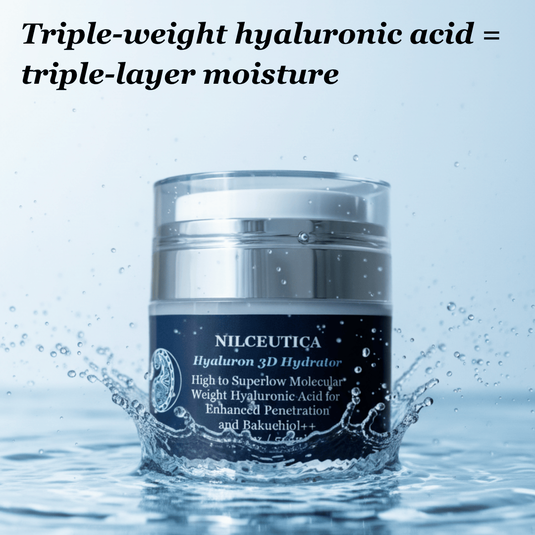 Hyaluron 3D Hydrator Multi Lamellar Emulsion The Advanced Response Face and Neck Cream-Serum