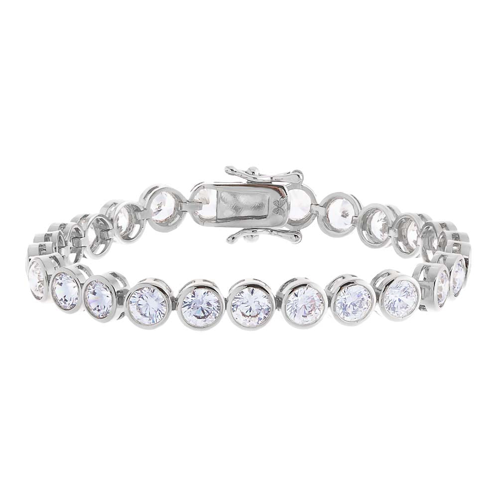 Bezel Tennis Bracelet
